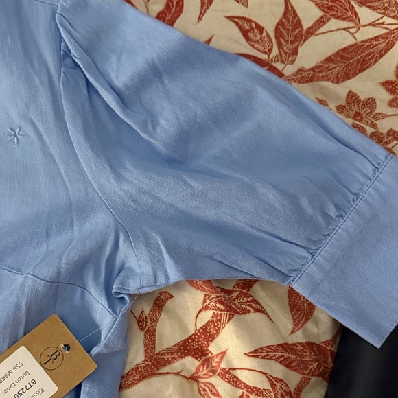 Billy T Blue Women's Blouse - Picture 5 of 7